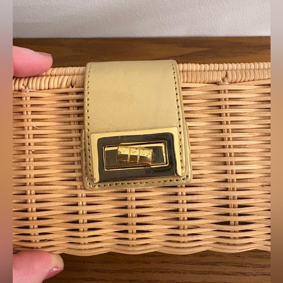 Jcrew Straw Clutch - Picture 2 of 5